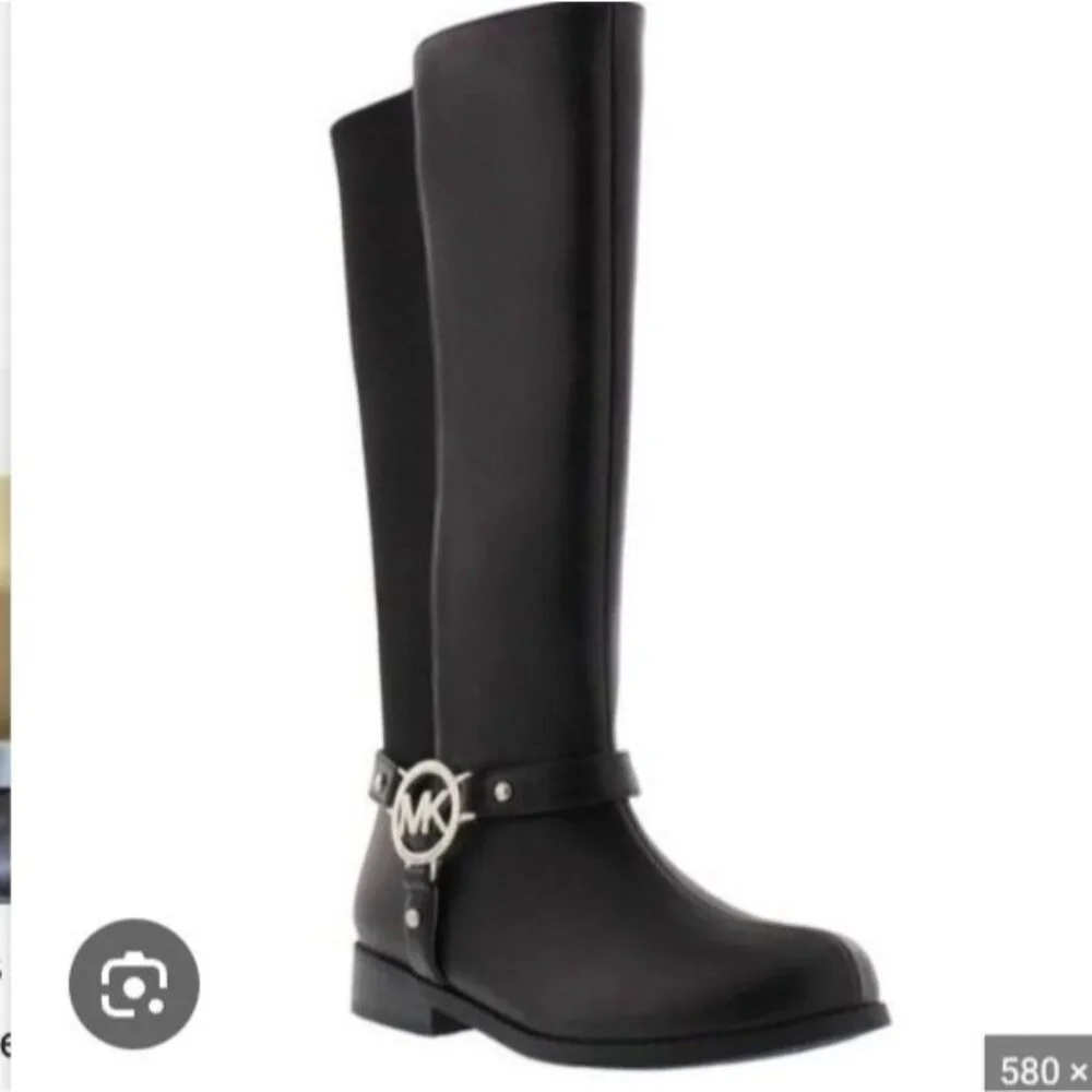 Michael Kors Emma Kaya Boots Sz 5 Black